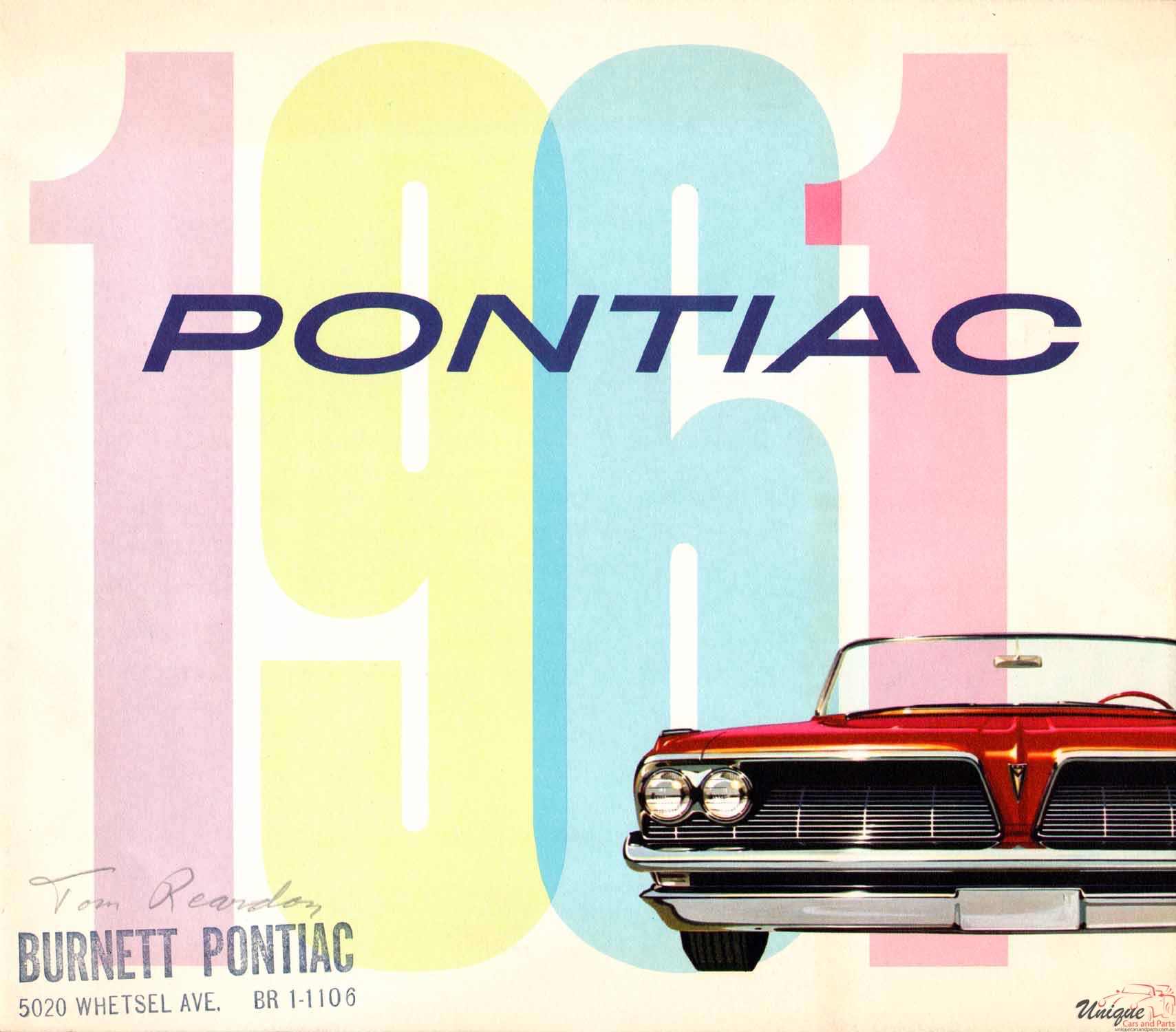 1961 Pontiac Prestige Brochure